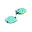 Trek Kid's Platform Small Pedal Set - 9/16 Inch - Aloha Green